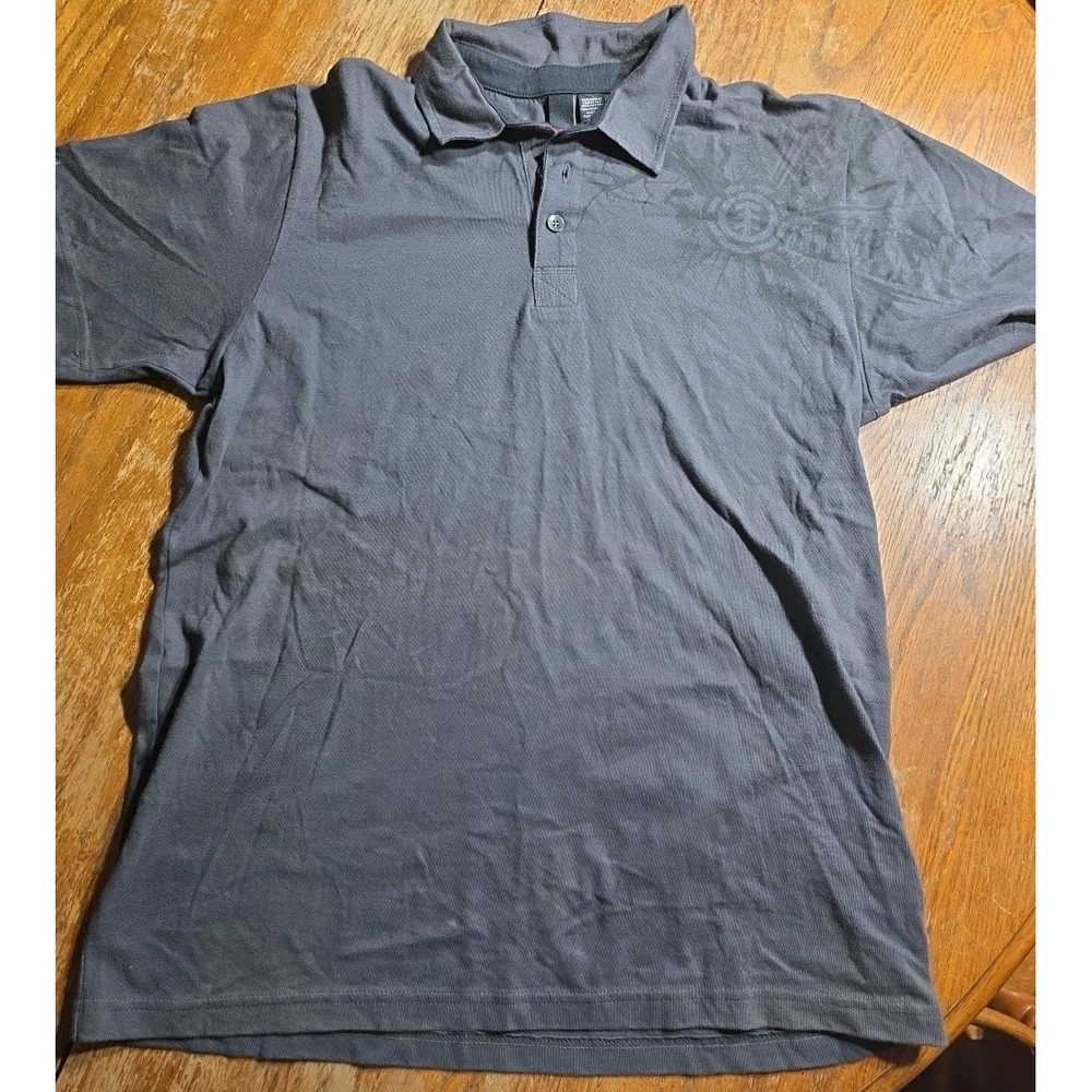 Vintage Element Skateboard Polo T-Shirt Large Striped 90s 00s Y2K Graffiti‎